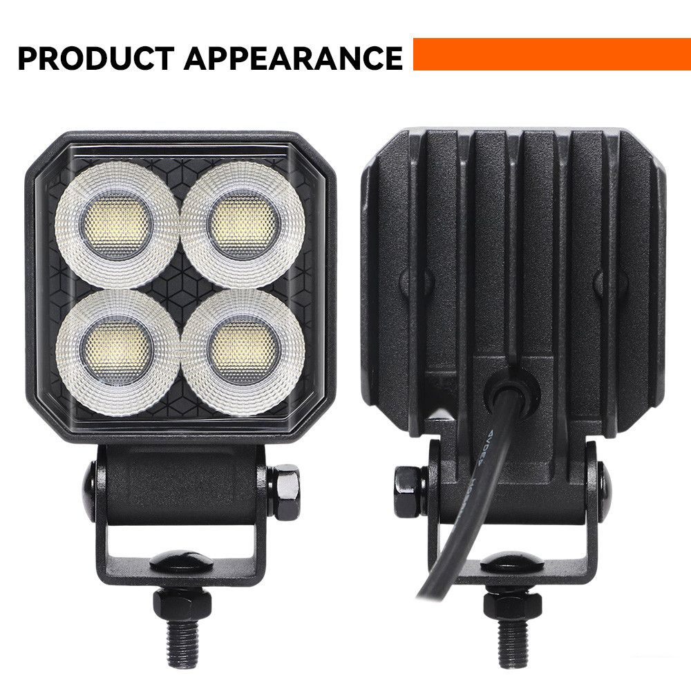 products/1526/LED RADNO SVETLO ZA KAMIONE.jpg - LED REFLEKTOR - RADNO SVETLO 7.5x7.5cm 36W - Xenon Svetla Beograd